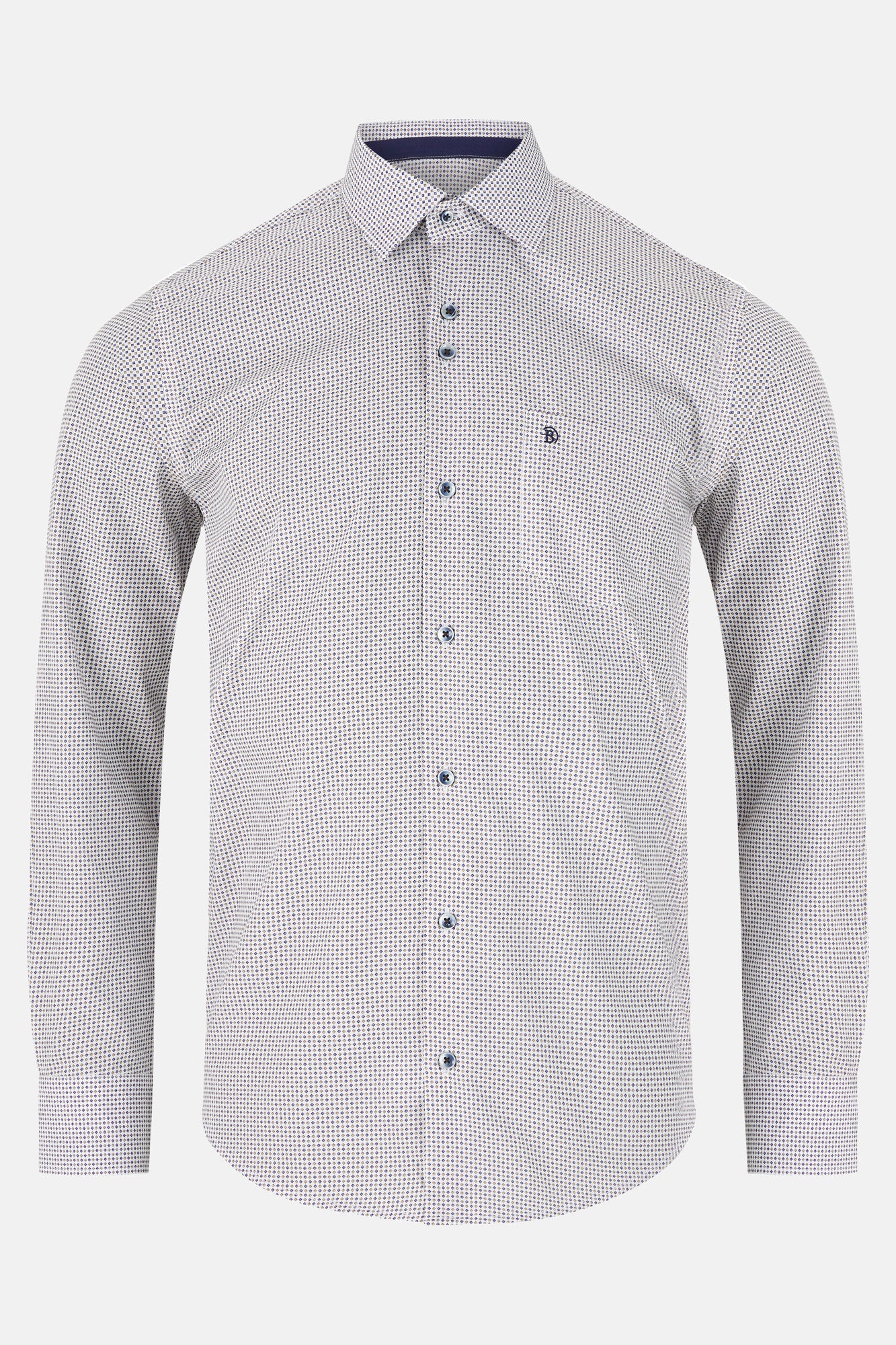 Fulham Beige Long Sleeve Benetti Shirt 