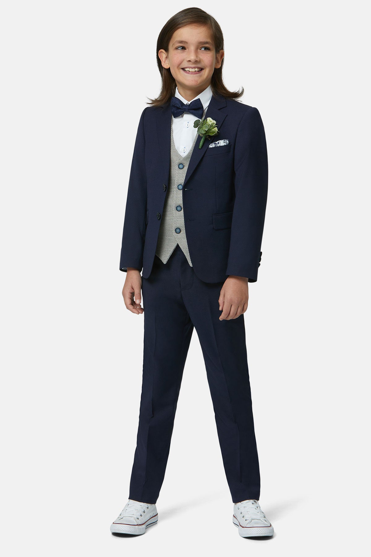 Harold Beige Boys Waistcoat 