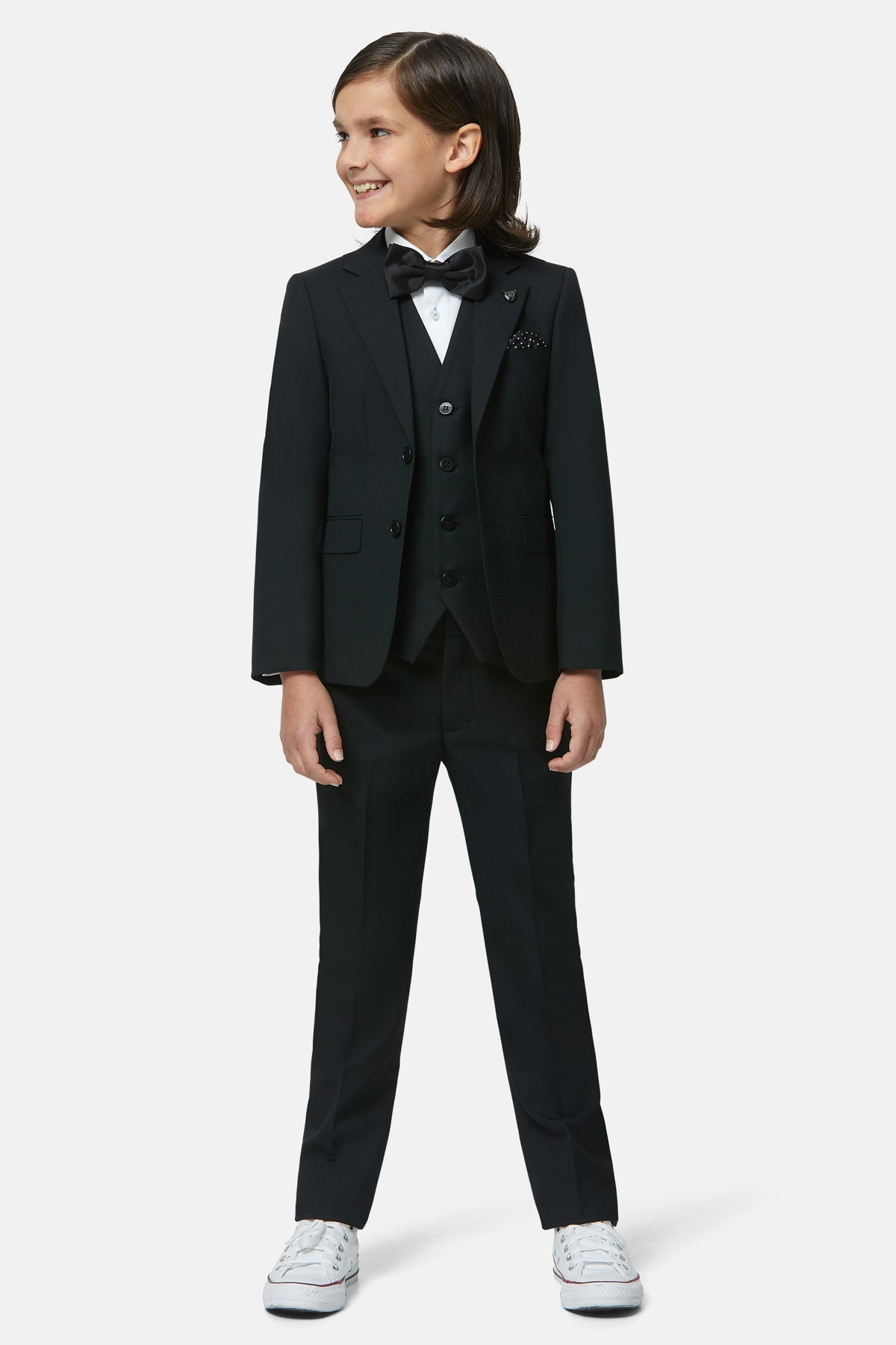 Boys James Black Benetti Suits 