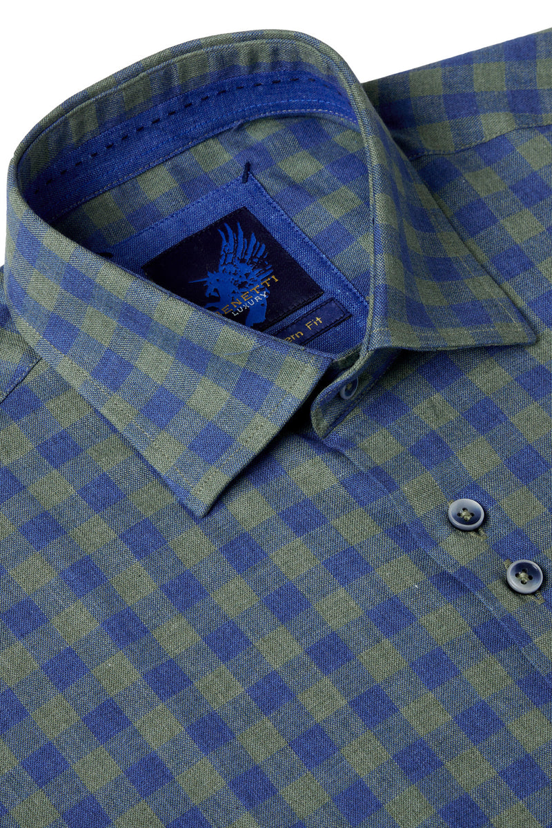 Lisbon Sage Shirt By Benetti Menswear 