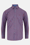 Lisbon Berry Check Shirt By Benetti Menswear