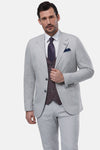 London Silver 3 Piece Suit By Benetti Menswear