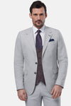 London Silver 3 Piece Suit By Benetti Menswear