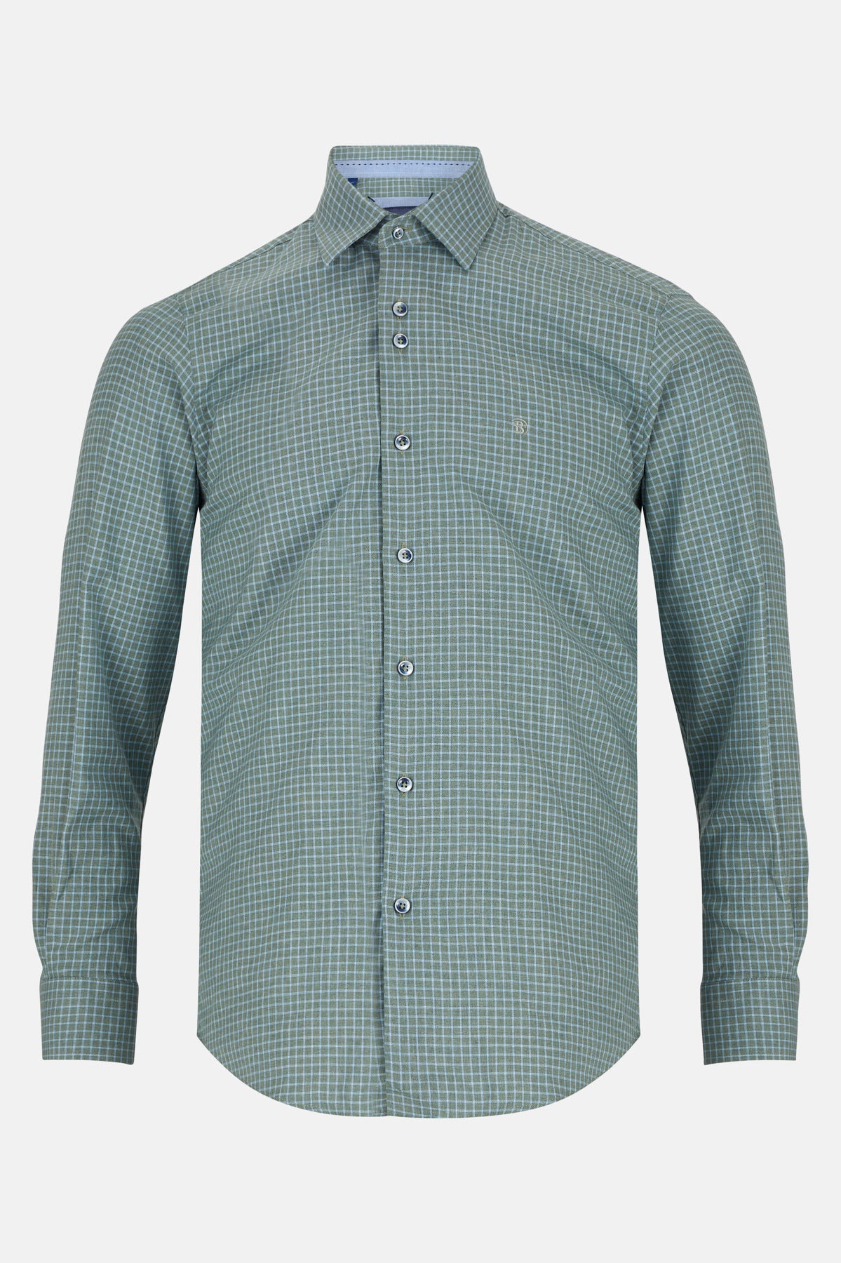 Milan Moss Green Shirt By Benetti Menswear 