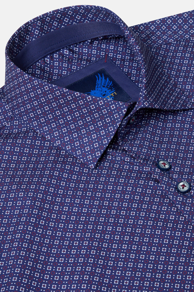 Moscow Navy Shirt By Benetti Menswear 