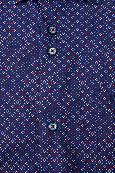 Moscow Navy Shirt By Benetti Menswear