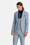 Napoli Smoke 3 Piece Benetti Menswear Suit