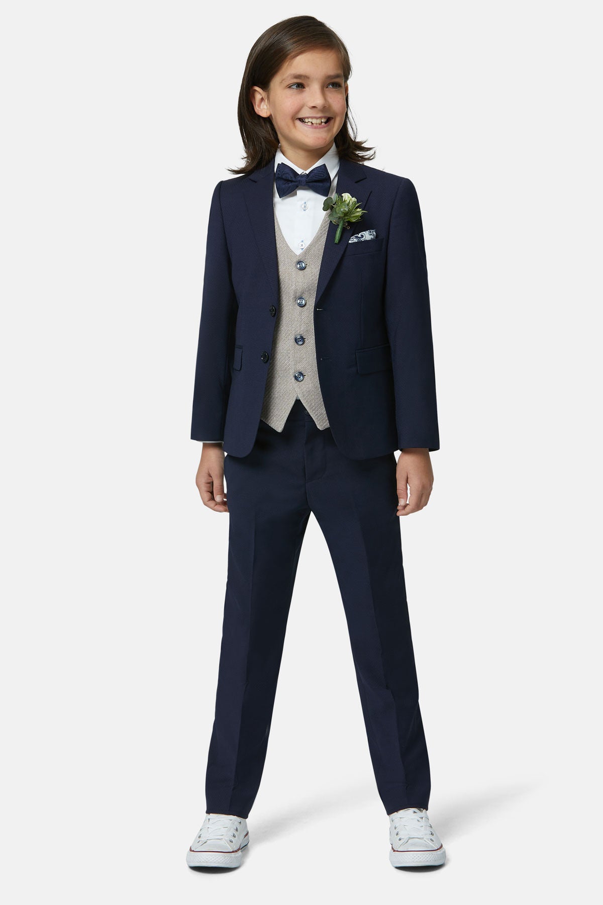 Simon Beige Pageboy Waistcoat 