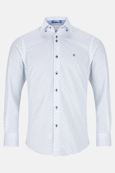 Suva Blue Long Sleeve Benetti Shirt